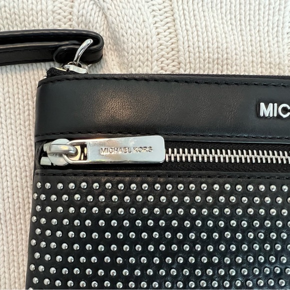 Michael Kors large studded clutch. EUC. - Picture 7 of 12